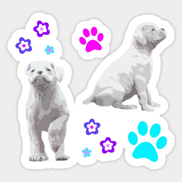 White boxer dog gifts best sale